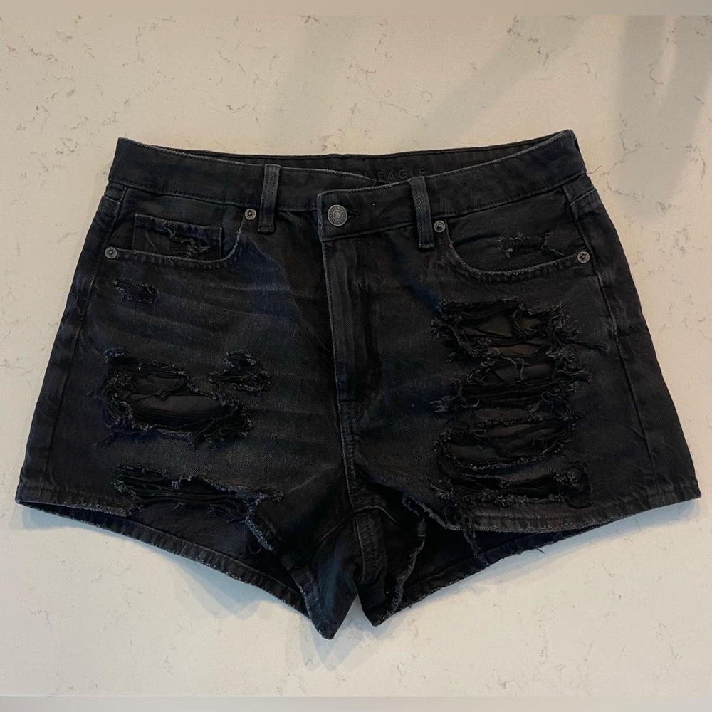 American Eagle Ripped Jean Shorts